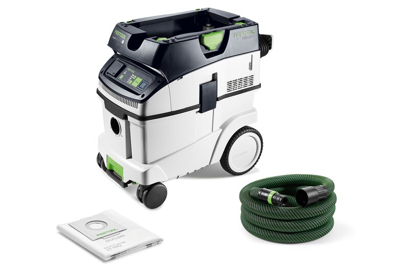 جارو برقی صنعتی فستول آلمان مدل Festool CLEANTEC CTL 36 E I AC | مکنده حرفه‌ای با فیلتر کلاس L و سیستم AutoClean | ظرفیت بالا برای کارگاه و بازسازی